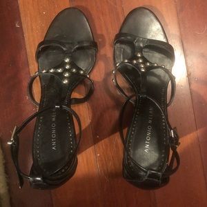 Antonio Melanie black leather shoes